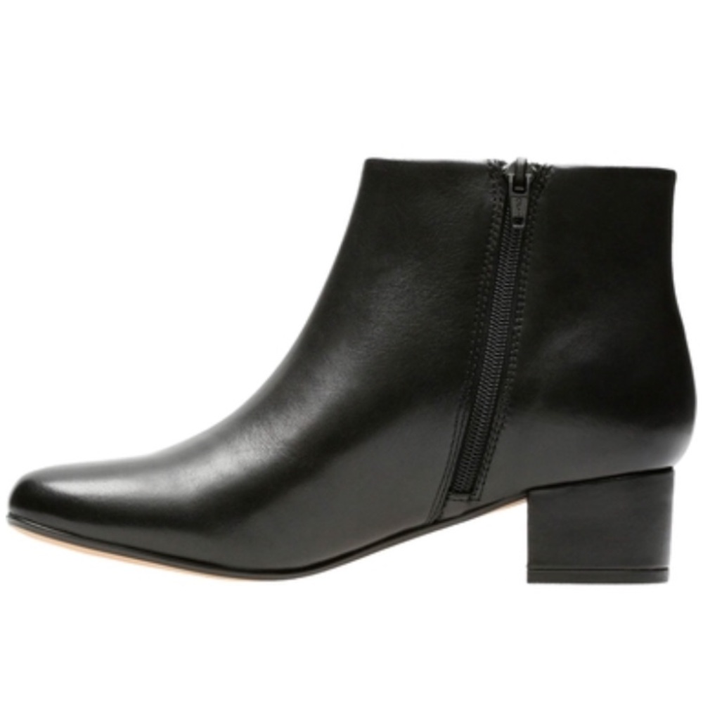 Clarks Chartli Mid Heel Dressy Bootie